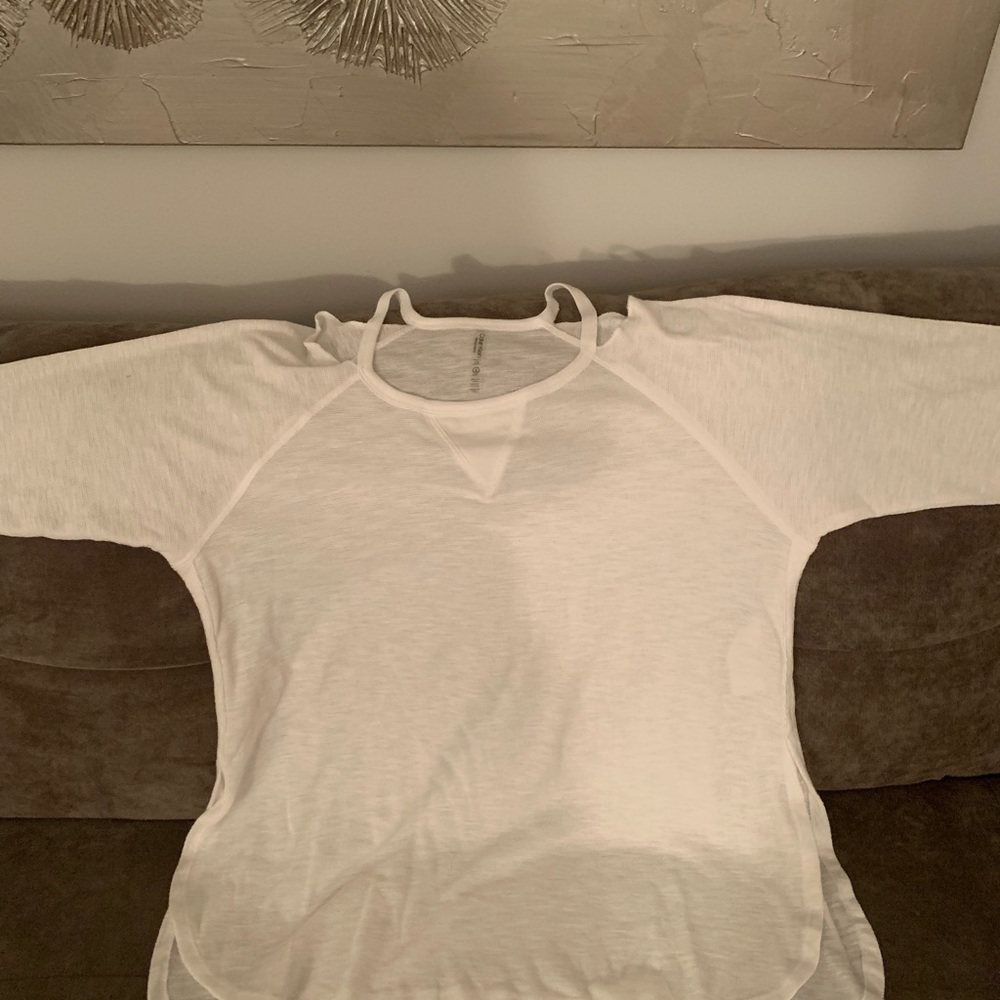 Calvin Klein Performance Cold-Shoulder Top Sz Lg.
